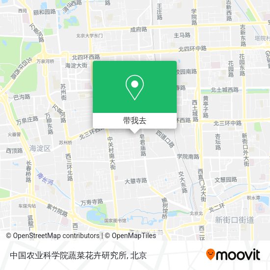中国农业科学院蔬菜花卉研究所地图