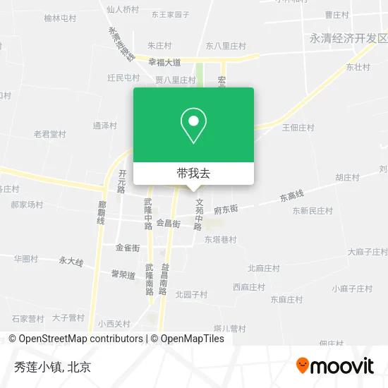 秀莲小镇地图