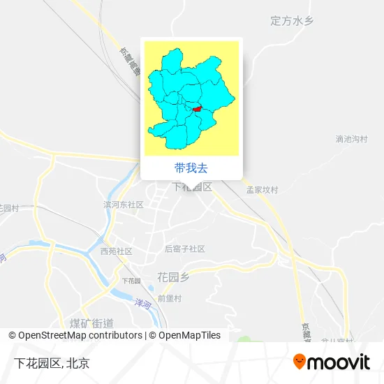 下花园区地图