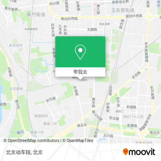 北京动车段地图