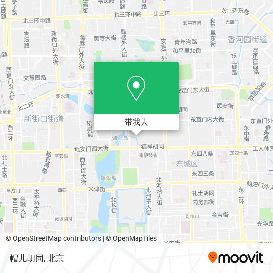 帽儿胡同地图