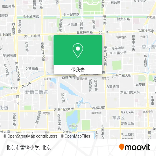 北京市雷锋小学地图