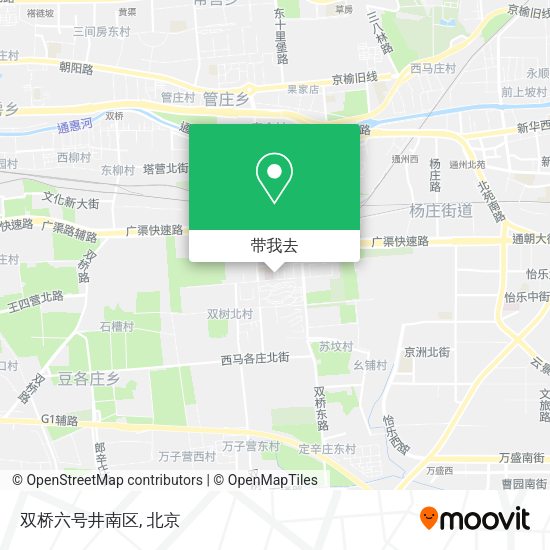 双桥六号井南区地图