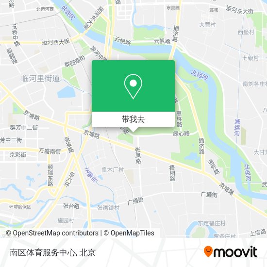 南区体育服务中心地图