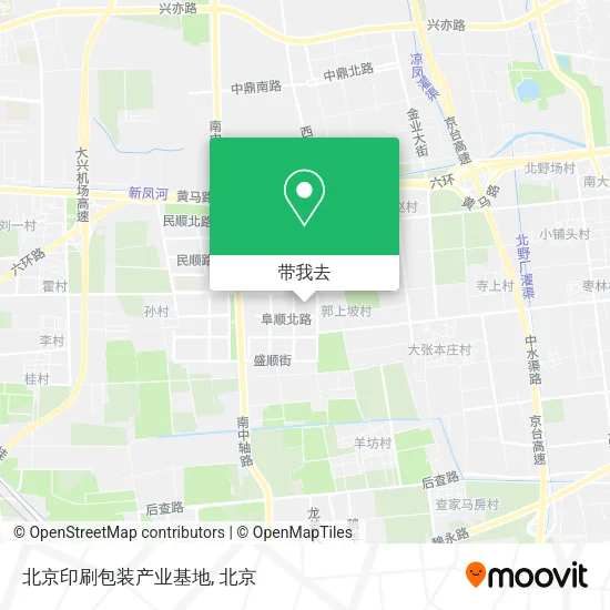 北京印刷包装产业基地地图