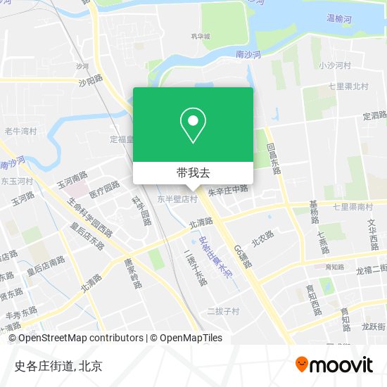史各庄街道地图