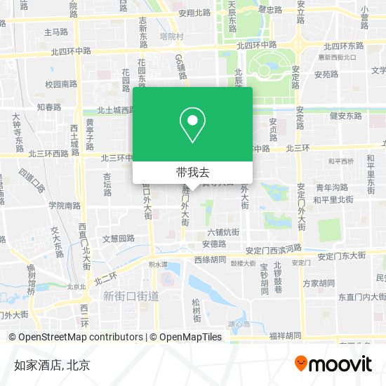 如家酒店地图