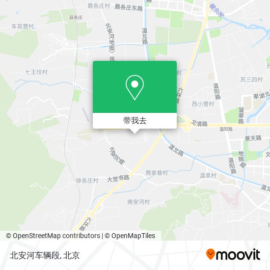 北安河车辆段地图