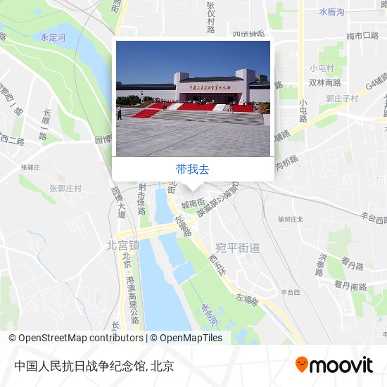中国人民抗日战争纪念馆地图