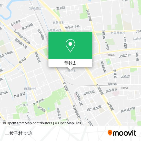 二拔子村地图