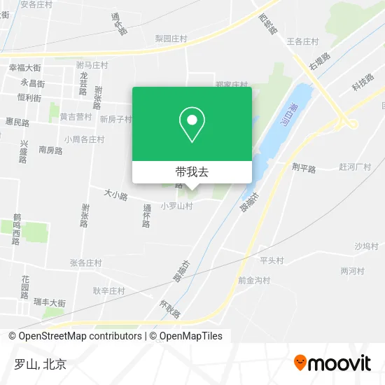 罗山地图