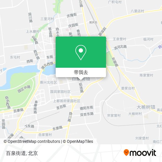 百泉街道地图