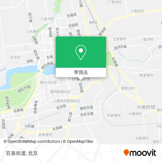 百泉街道地图