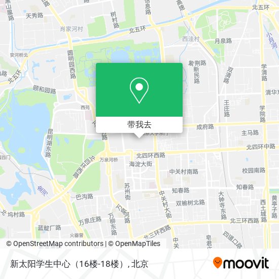 新太阳学生中心（16楼-18楼）地图