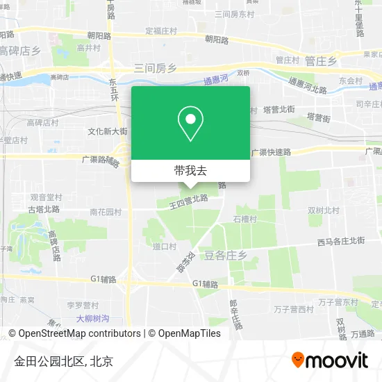 金田公园北区地图