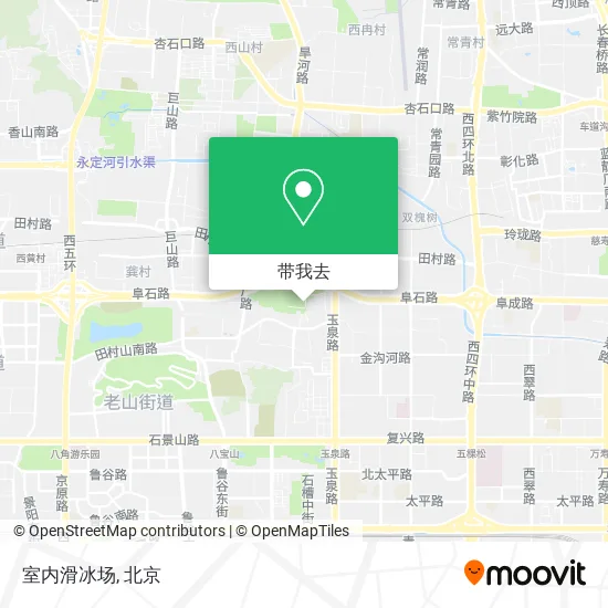 室内滑冰场地图