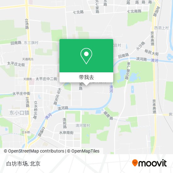 白坊市场地图