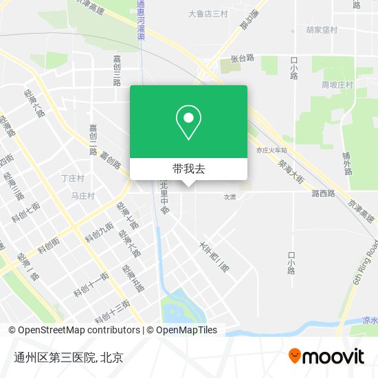 通州区第三医院地图