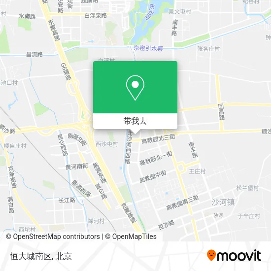 恒大城南区地图
