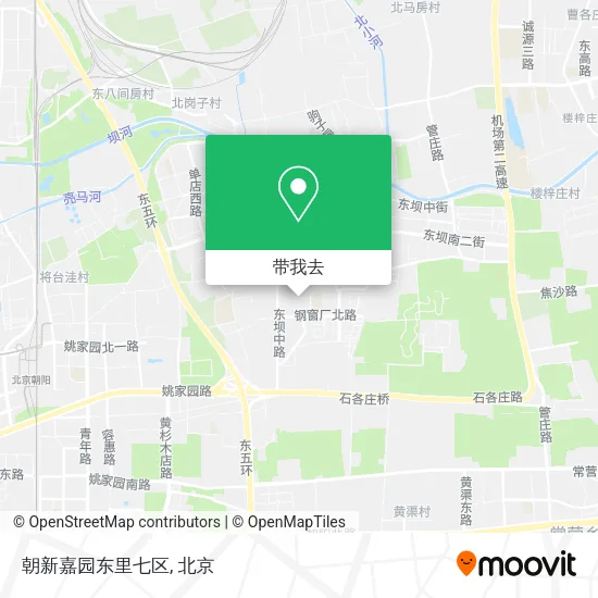 朝新嘉园东里七区地图