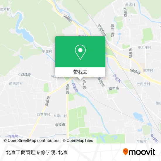 北京工商管理专修学院地图