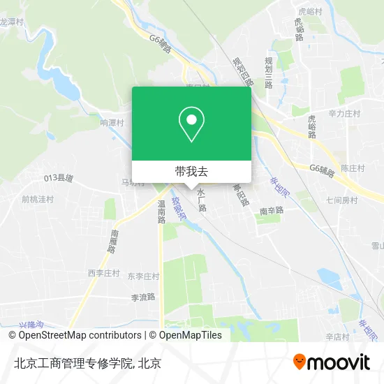 北京工商管理专修学院地图