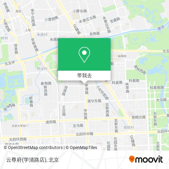 云尊府(学清路店)地图