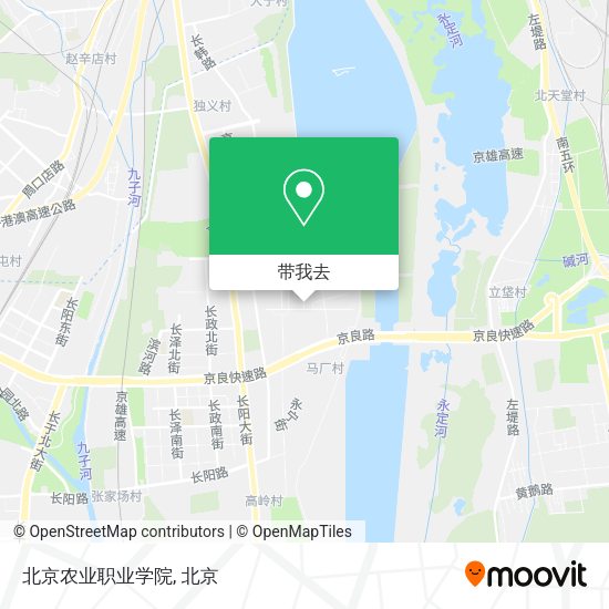 北京农业职业学院地图