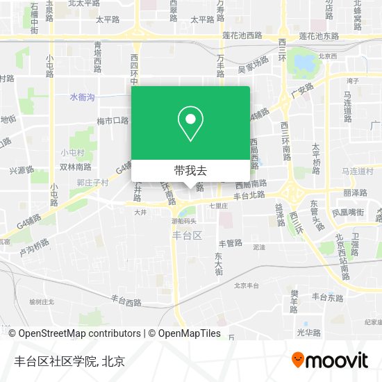丰台区社区学院地图