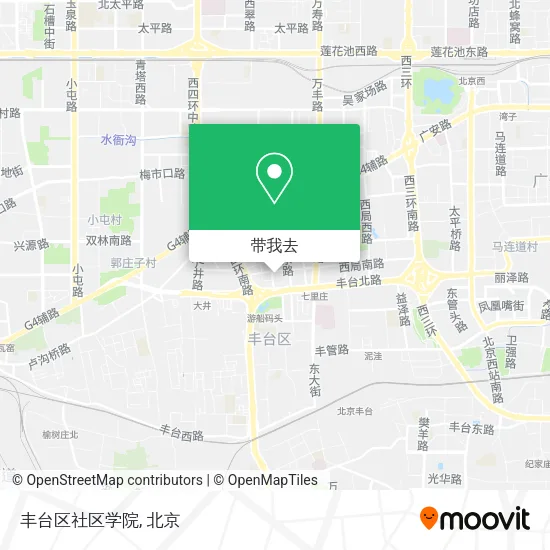 丰台区社区学院地图