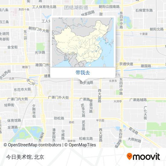 今日美术馆地图