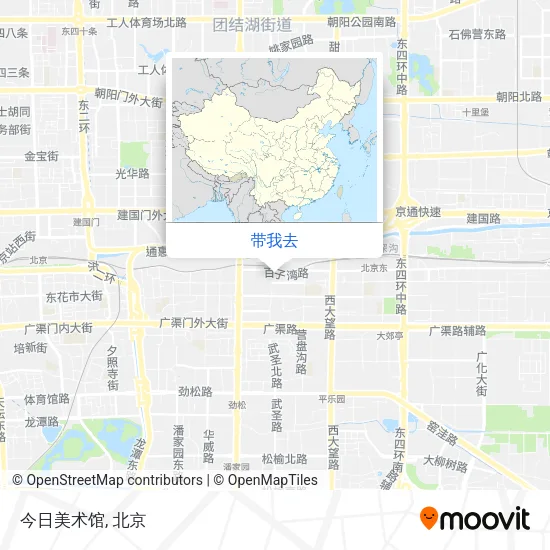 今日美术馆地图