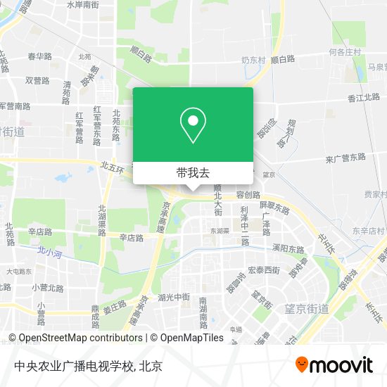 中央农业广播电视学校地图