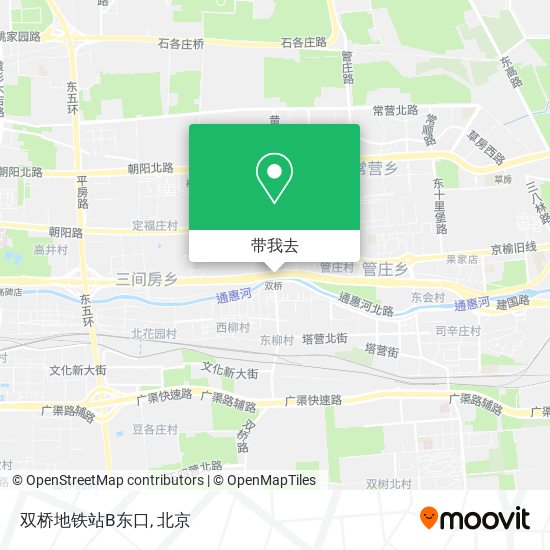 双桥地铁站B东口地图