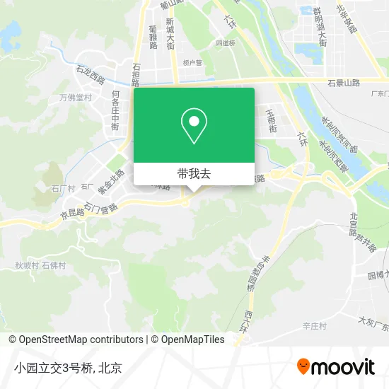 小园立交3号桥地图