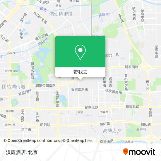 汉庭酒店地图