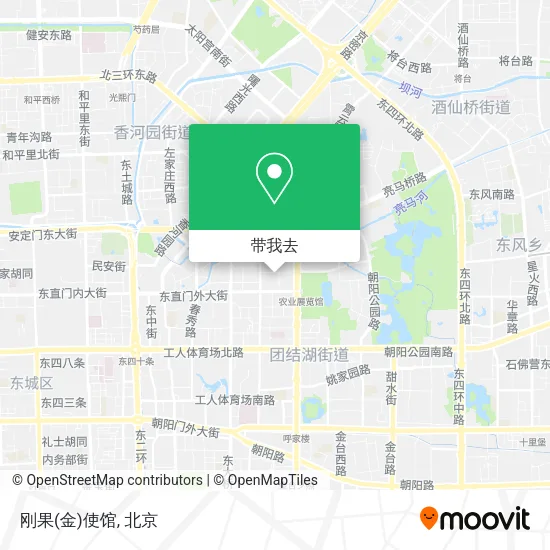 刚果(金)使馆地图
