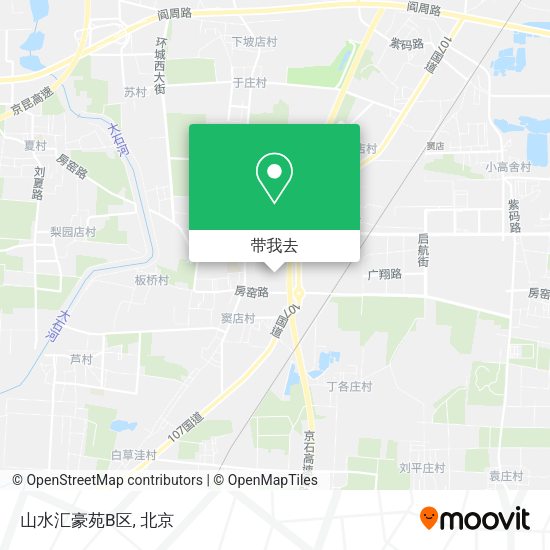 山水汇豪苑B区地图