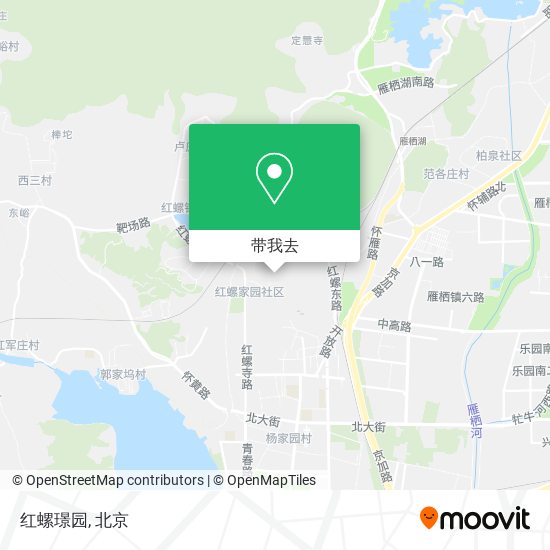 红螺璟园地图