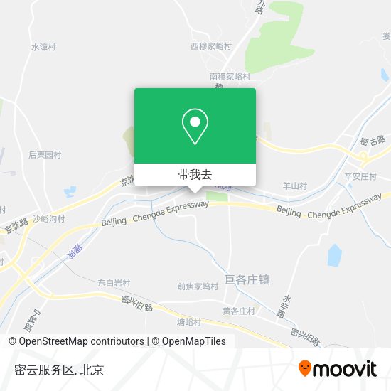 密云服务区地图
