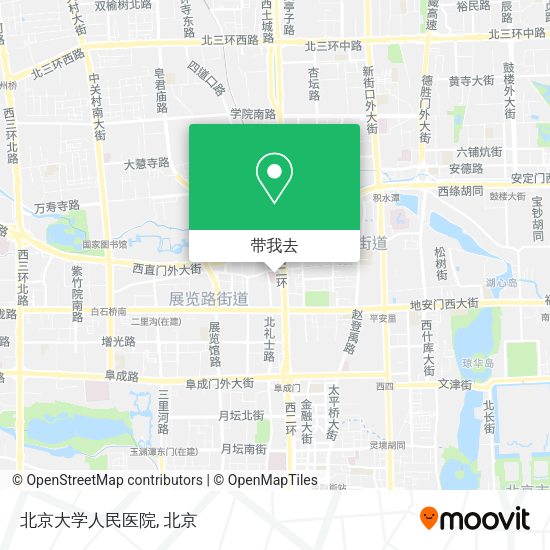 北京大学人民医院地图