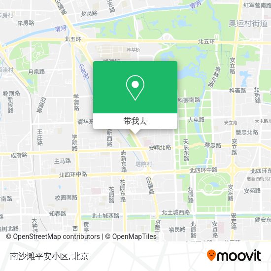 南沙滩平安小区地图