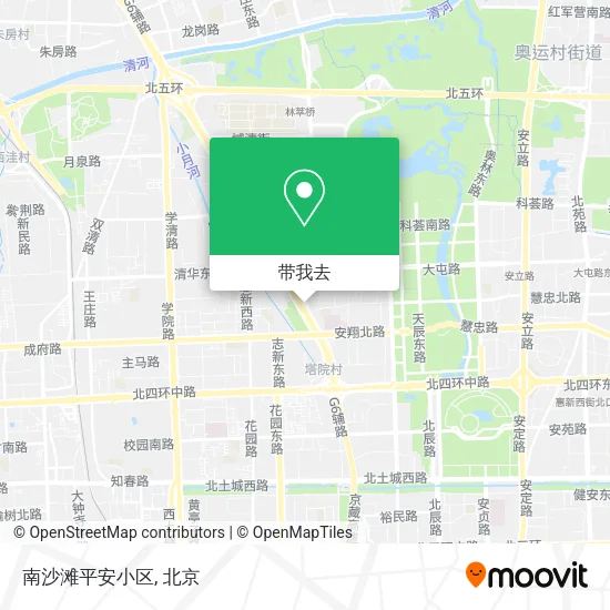 南沙滩平安小区地图
