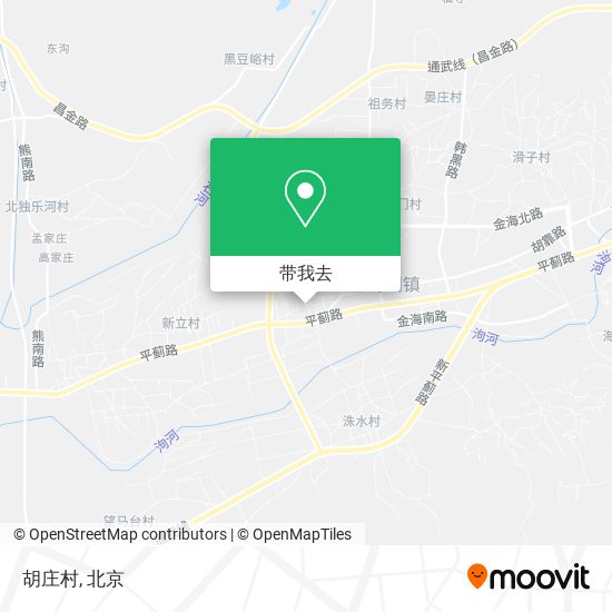 胡庄村地图