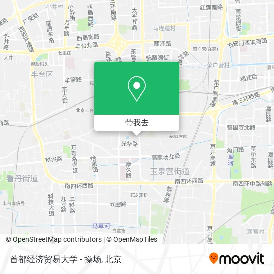 首都经济贸易大学 - 操场地图