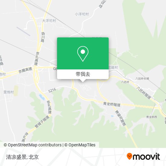 清凉盛景地图