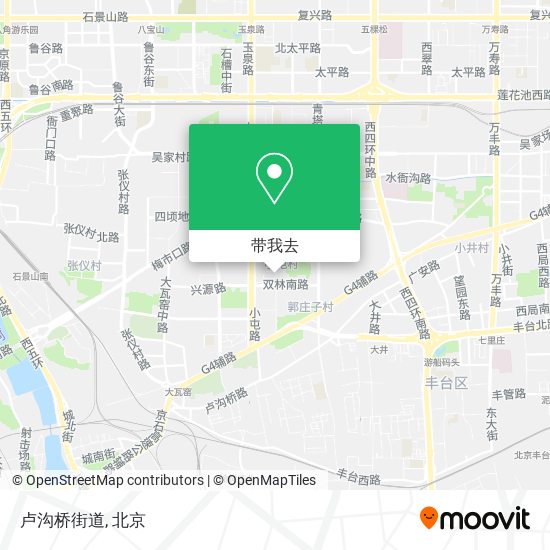 卢沟桥街道地图