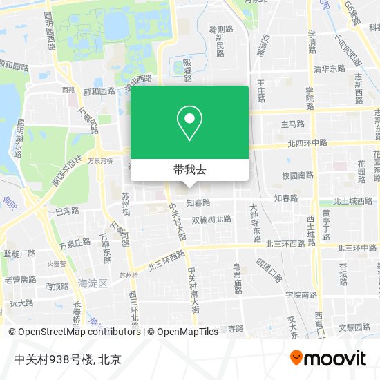 中关村938号楼地图