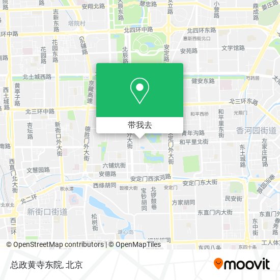 总政黄寺东院地图