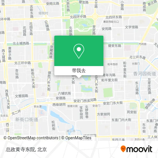 总政黄寺东院地图